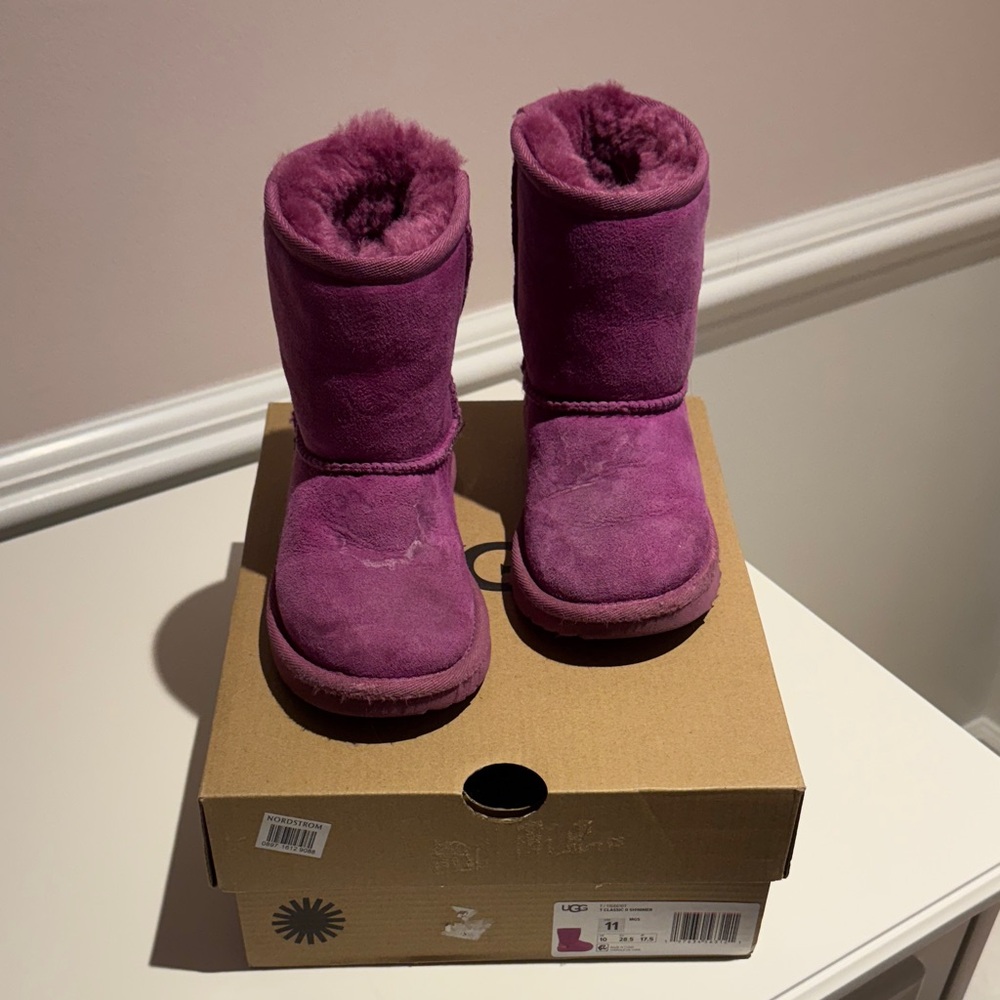 UGG Fuchsia Sheepskin Boots